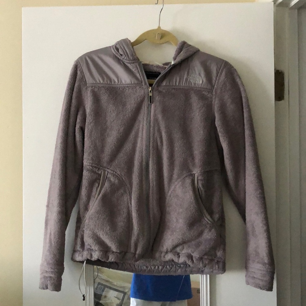 Grey north face light weight jacket